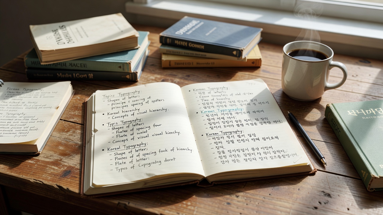 타이포그래피 기초 목차 정리 노트